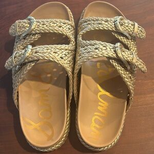 Sam Edelman Reid slide gold sandal